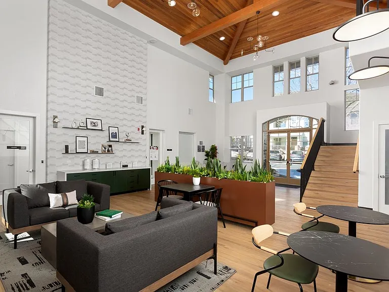 Lobby and Leasing Office with Lounge Seating