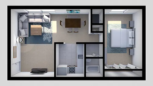 Floor plan 1 Bedroom