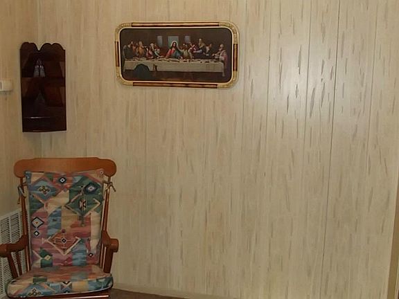 area at front door off living room