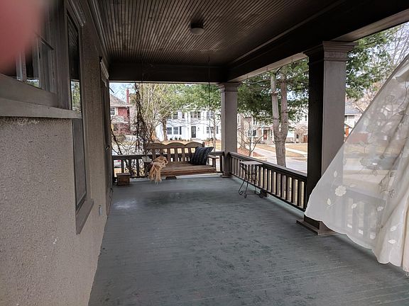 Elevated big porch with swing