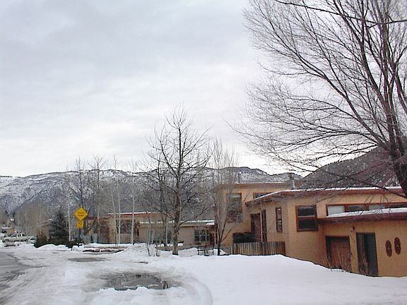 Triplex in the winter snow
