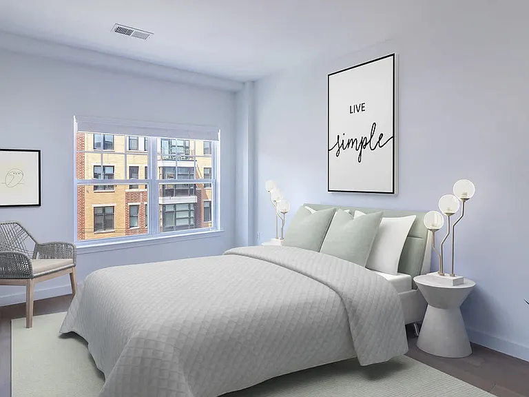 Bedroom with Hard Surface Flooring