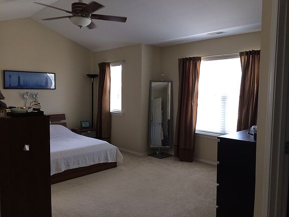 Large master with vaulted ceilings