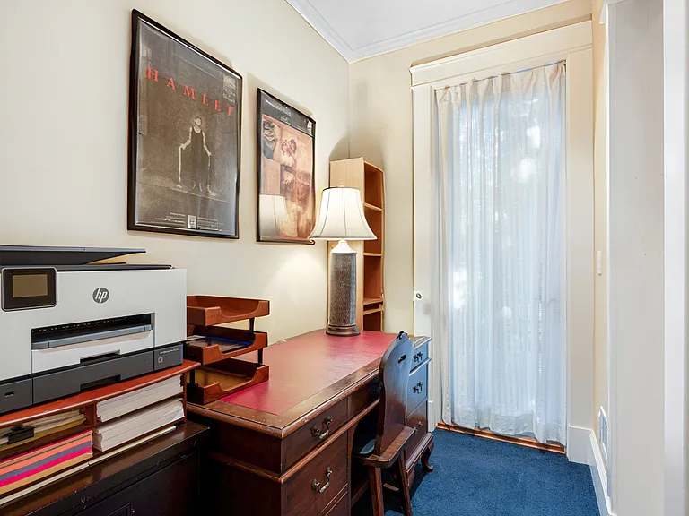 Office space opens to deck