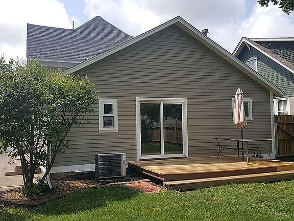Rear of house & deck