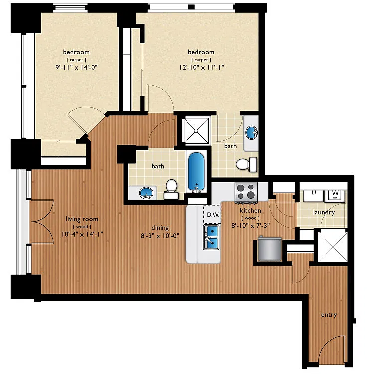 Floor plan Logan