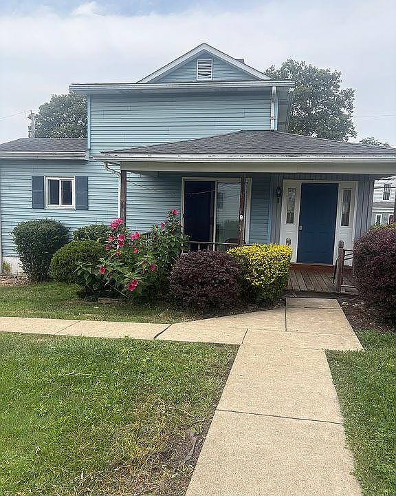 Back entrance with porch