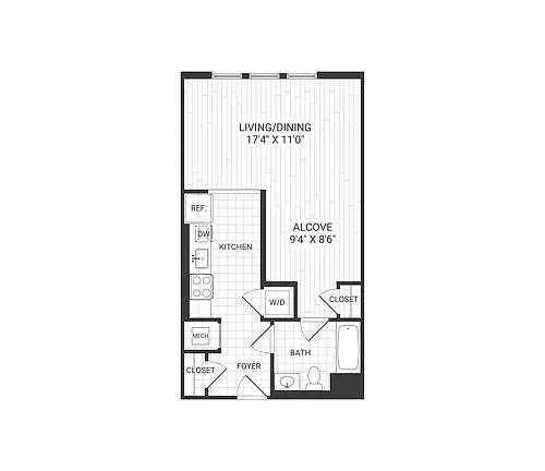 Floor plan Meridian - S1