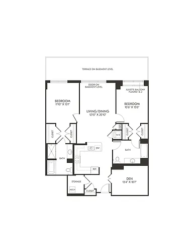 Floor plan 70-B8