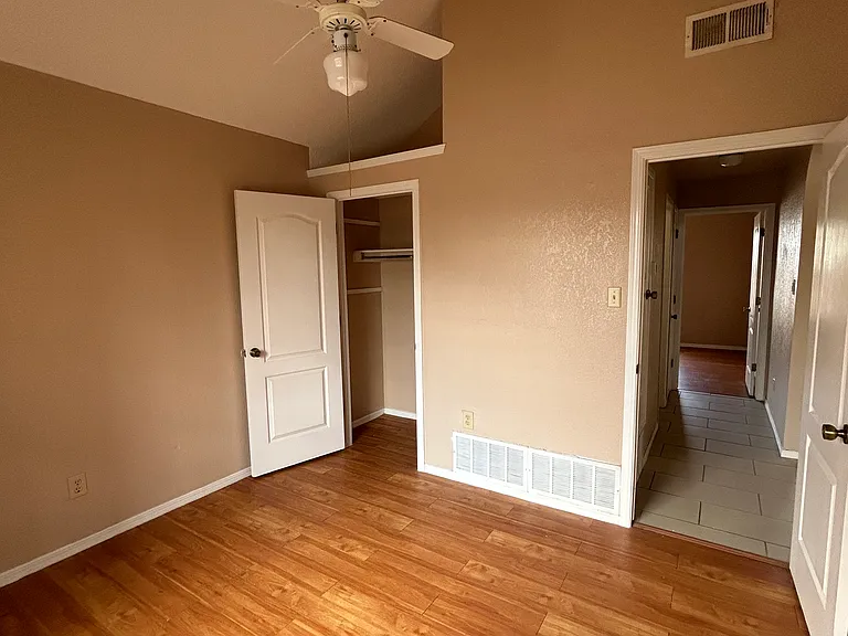 Second bedroom with closet