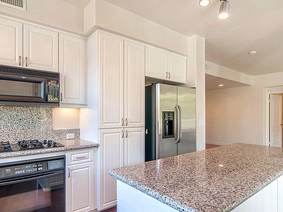 Kitchen with integrated appliances. Gas burners. Electric ov