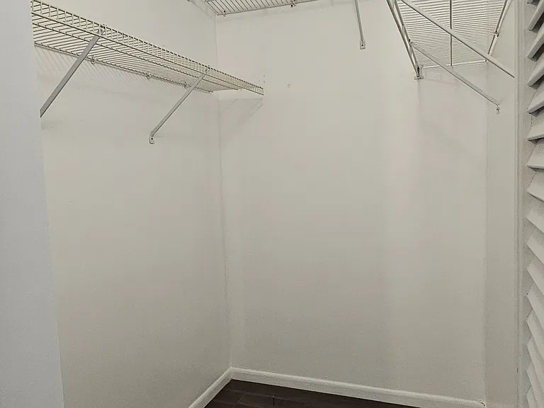 Spacious closets