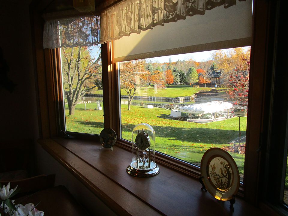 View of canal from dining.