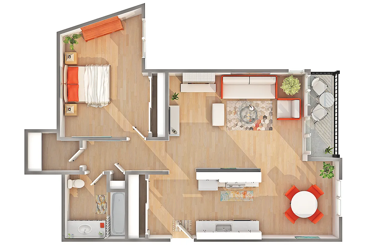 Floor plan A6