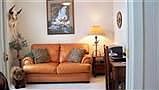 Light and Bright Front Den/Office with French Doors