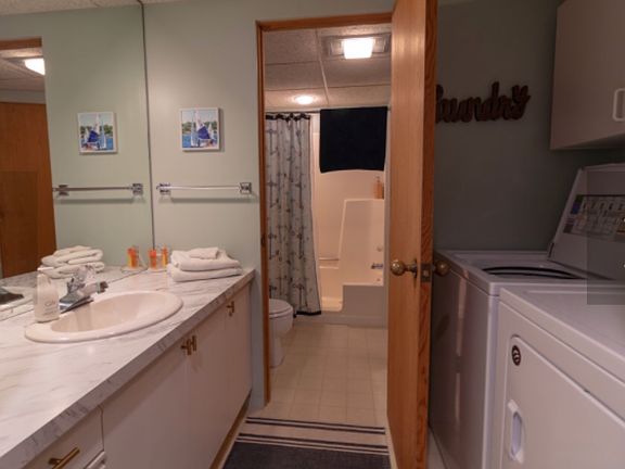 Master Bath + Laundry 