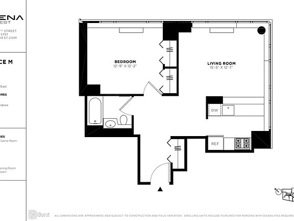 2nd image of 601 W 57th St APT 32M