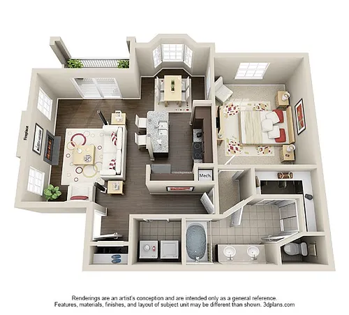 Floor plan Vie A2