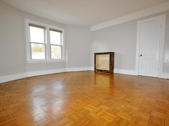 Large Living Room with parquet Floors.