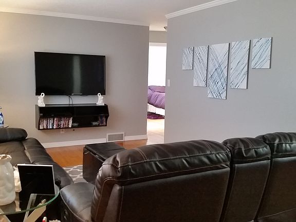 Living room- view from entry