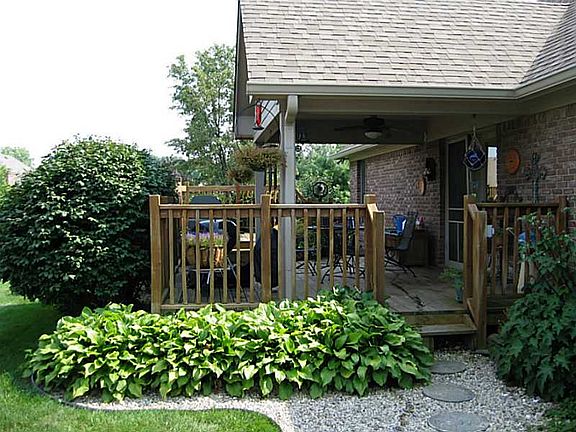 Wood Deck, Covered porch