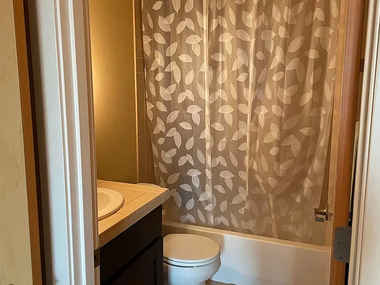 Bedroom 2's private full bathroom