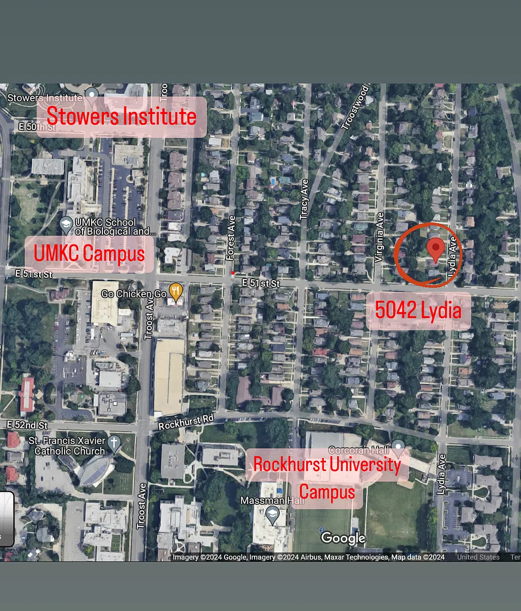 Easy walk to UMKC, Rockhurst University or Stowers Institute - 5042 Lydia Ave