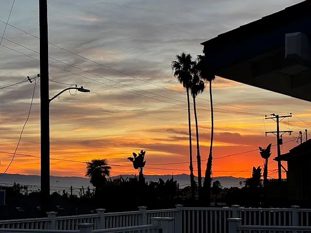 Magical ocean sunsets from the back deck.