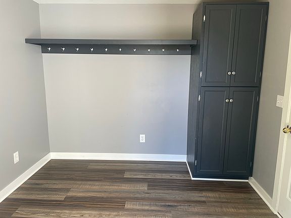 Heated mudroom attached to garage.