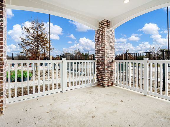 Large covered patio