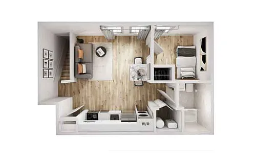 Floor plan Studio