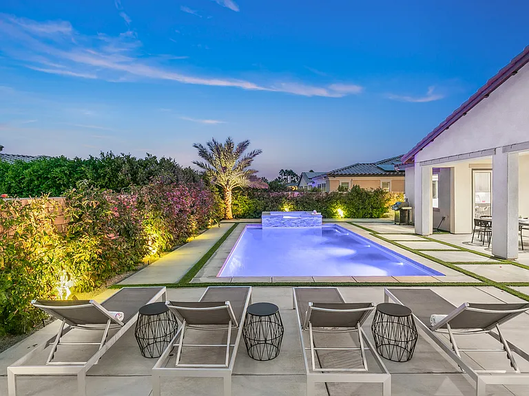 Illuminated backyard!