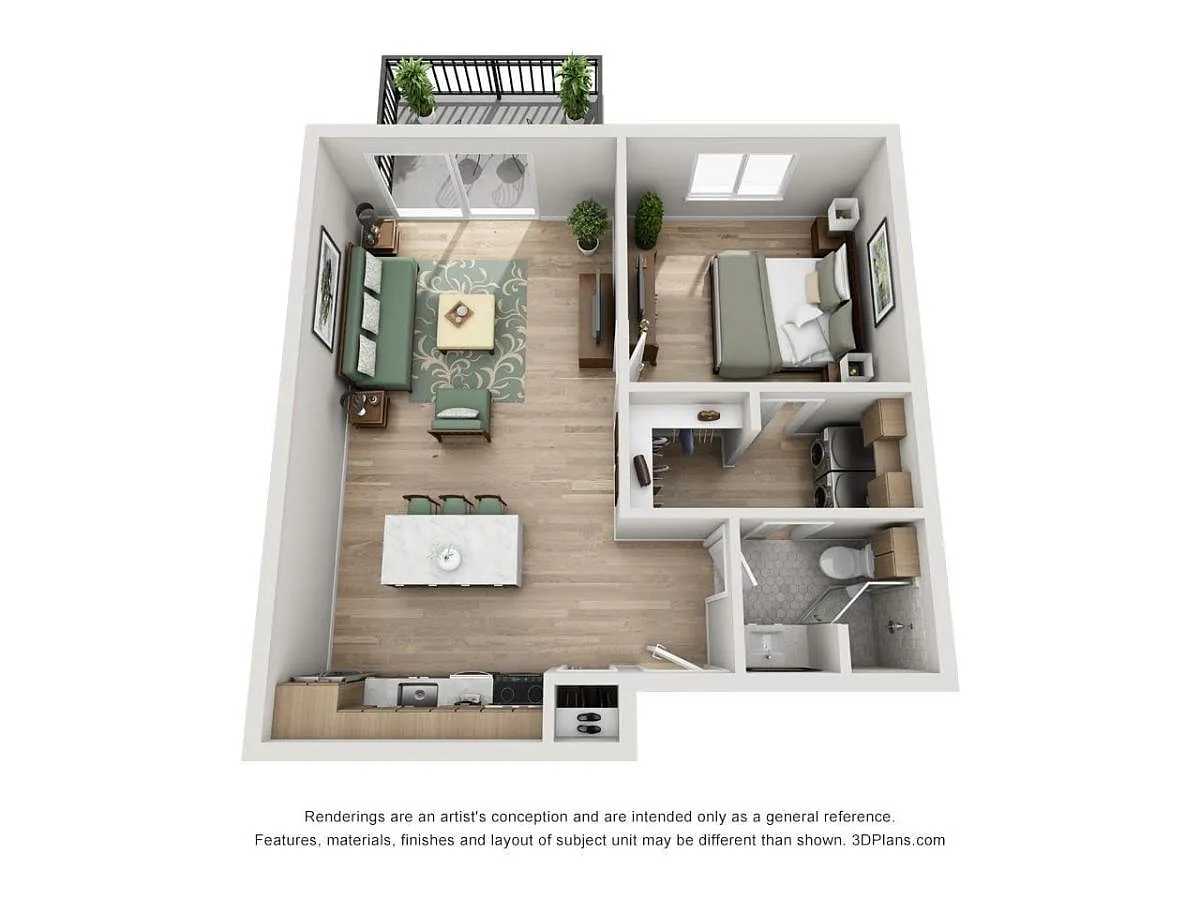 Floor plan 1 Bed