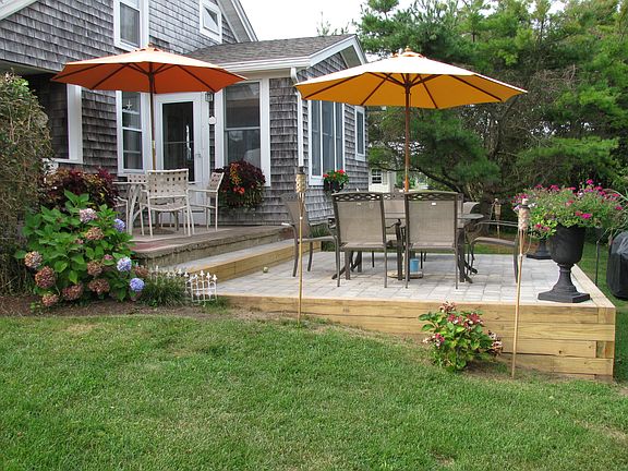 Patio from Front Yd.