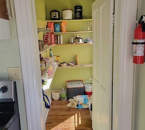 Large walk-in pantry