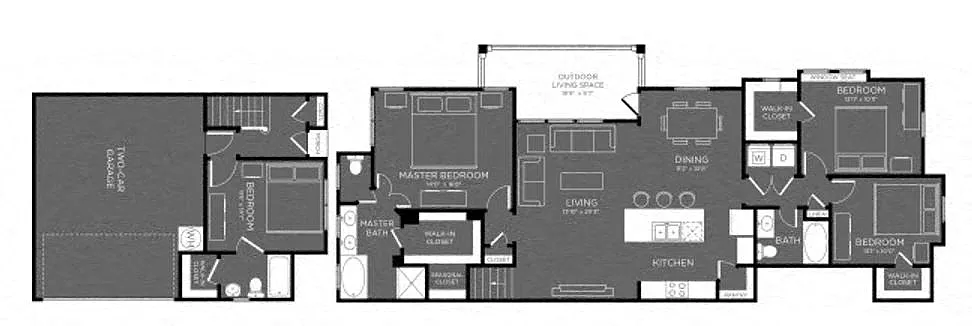 Floor plan D1 T
