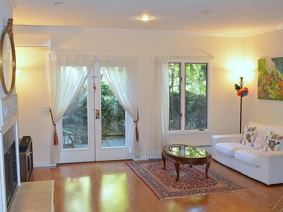 Living room, overlooking front patio