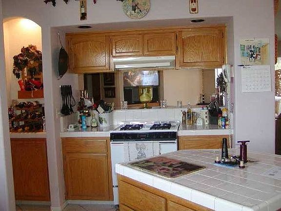 Kitchen open to family room