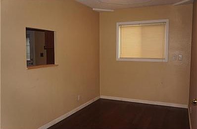 Beautiful dining room with hardwood floors...