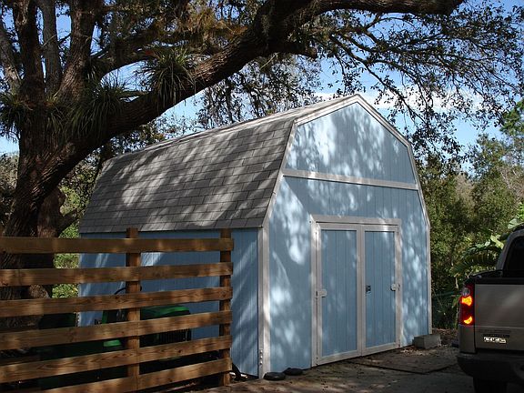 Shed to store extra "toys"