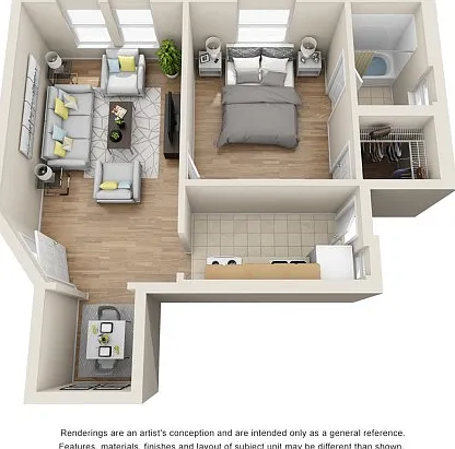 1 Bedroom | 1 Bathroom 1 Bedroom | 1 Bathroom