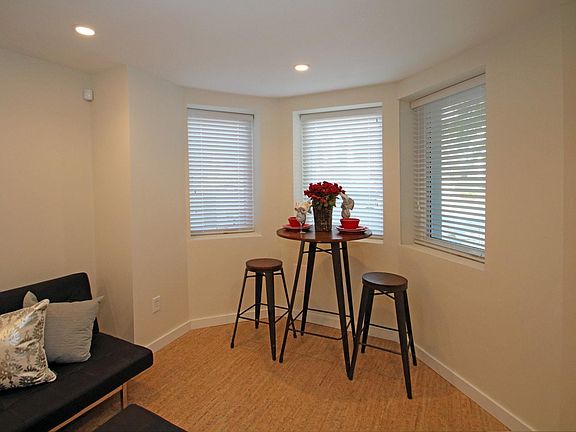 bay window in living room