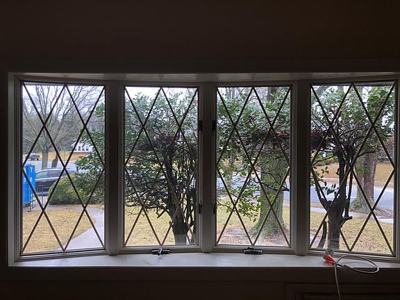 Bay Window View From Living Room