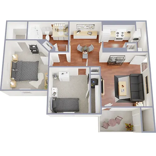 Floor plan 2 Bedroom