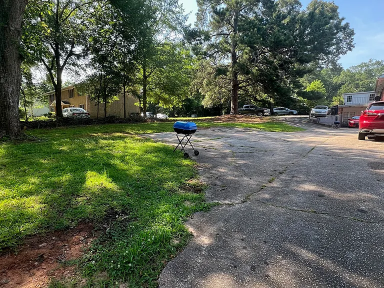 Even more parking in the back