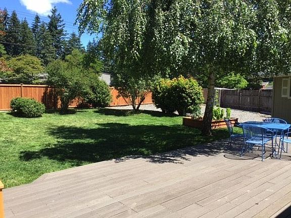 deck and yard