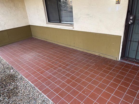 Large private patio