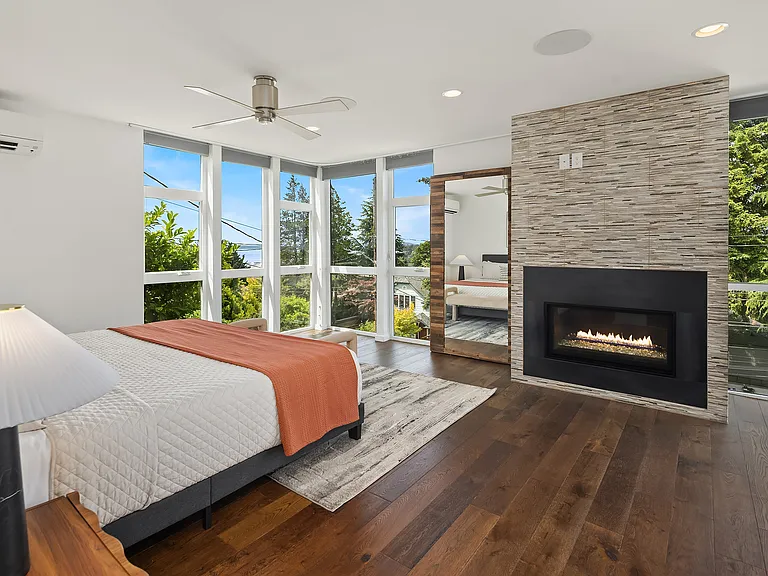 Master bedroom - plenty of space with views.