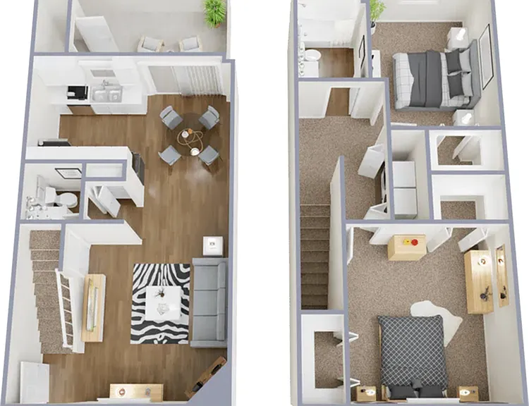 Two bedroom, one and a half bath townhome Two bedroom, one and a half bath townhome