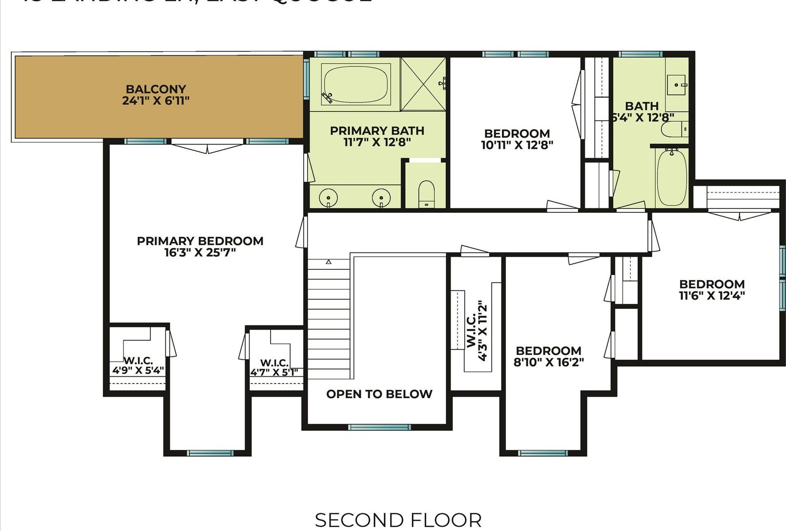  Second Floor floorpan